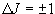 \Delta J =  \pm 1