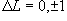 \Delta L = 0, \pm 1
